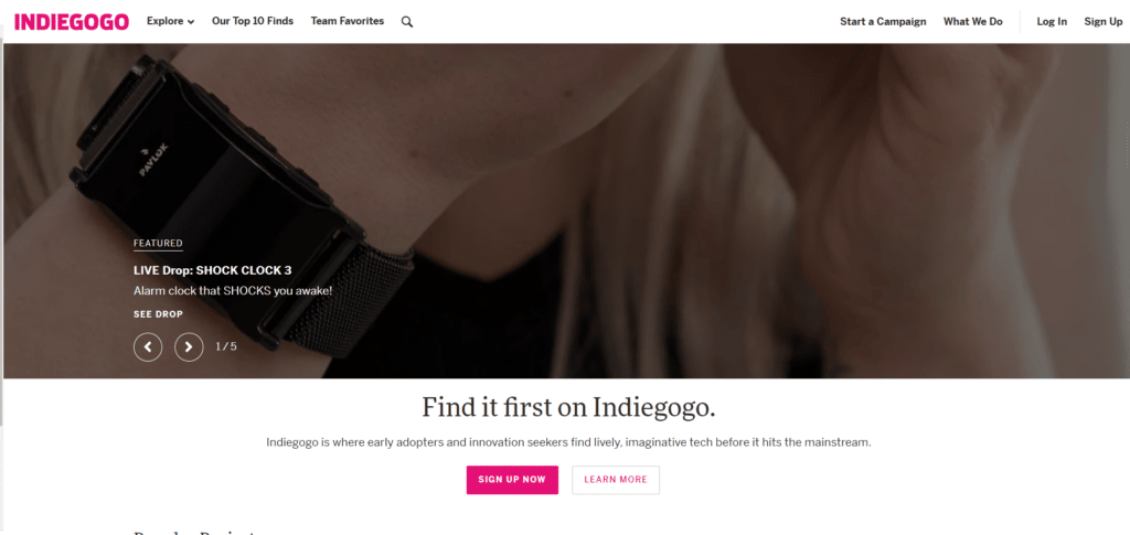 Support Your Favorite Projects on Indiegogo