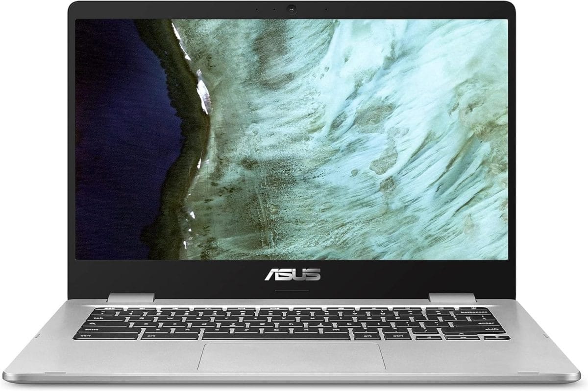 ASUS Chromebook Flip C434 2-In-1 Laptop, 14 Full HD Touchscreen 4-Way NanoEdge, Intel Core M3-8100Y Processor, 4GB RAM, 64GB eMMC Storage, All-Metal Body, Backlit KB, Chrome OS- C434TA-DSM4T, Silver