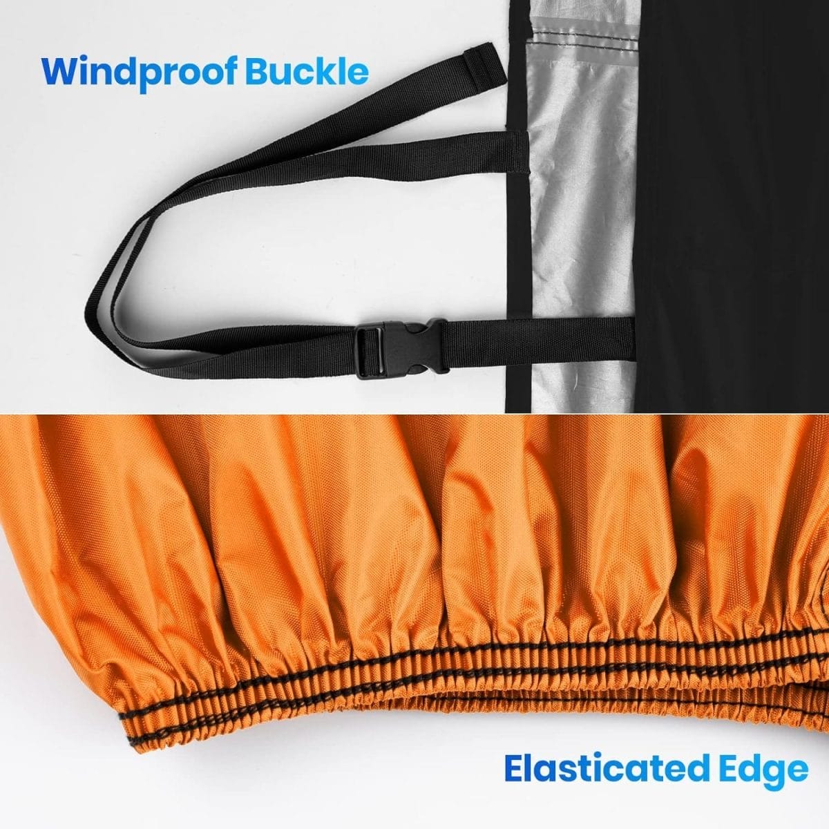 Favoto Bike Cover Waterproof Outdoor Bicycle Cover for 2-3 Bikes UV Snow Wind Proof with Anti-Theft Lock Hole Reflective Straps Storage Bag for Mountain Road Electric City Bike 79x41.3x44 Inch