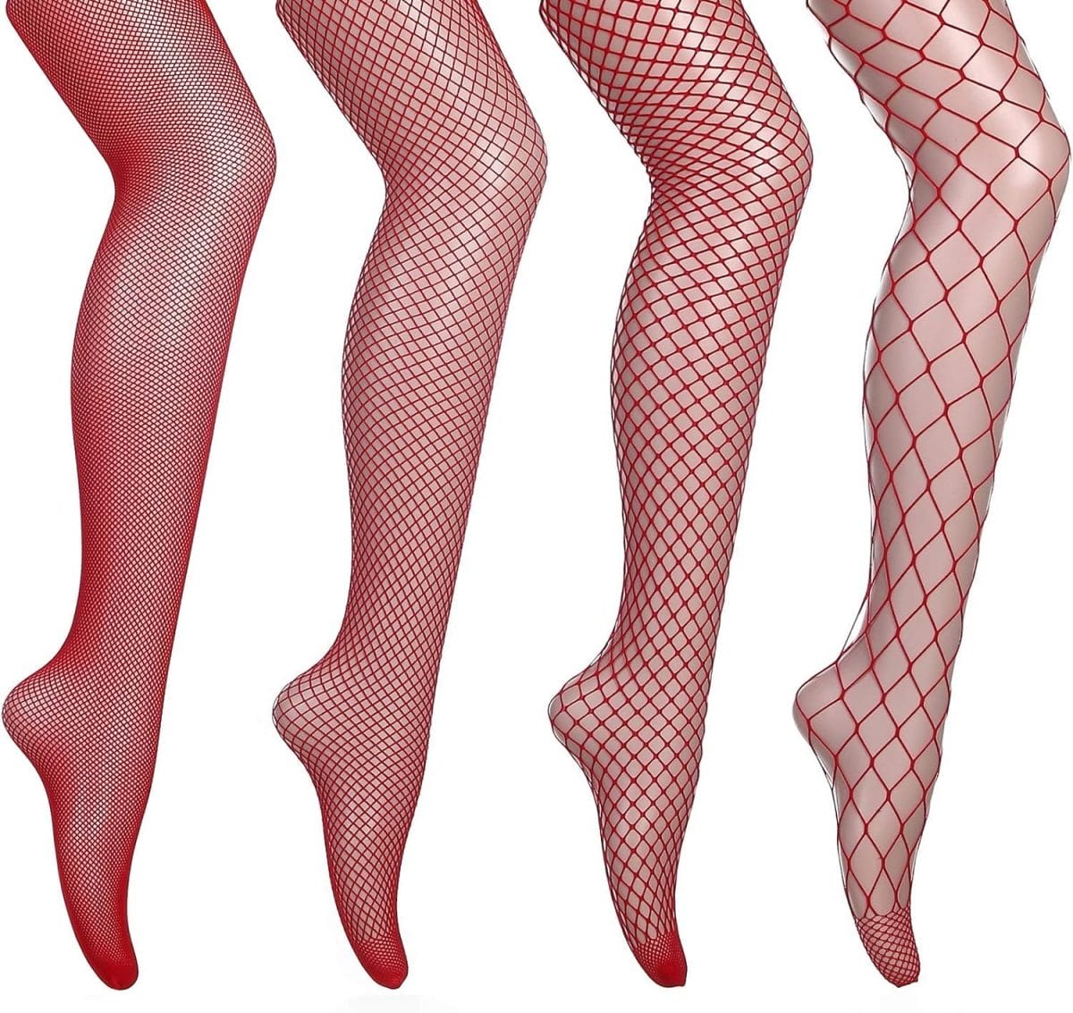 GARTOL High Waisted Fishnet Tights Stockings Women, High Waist Fishnets Sheer Pantyhose (One Size)