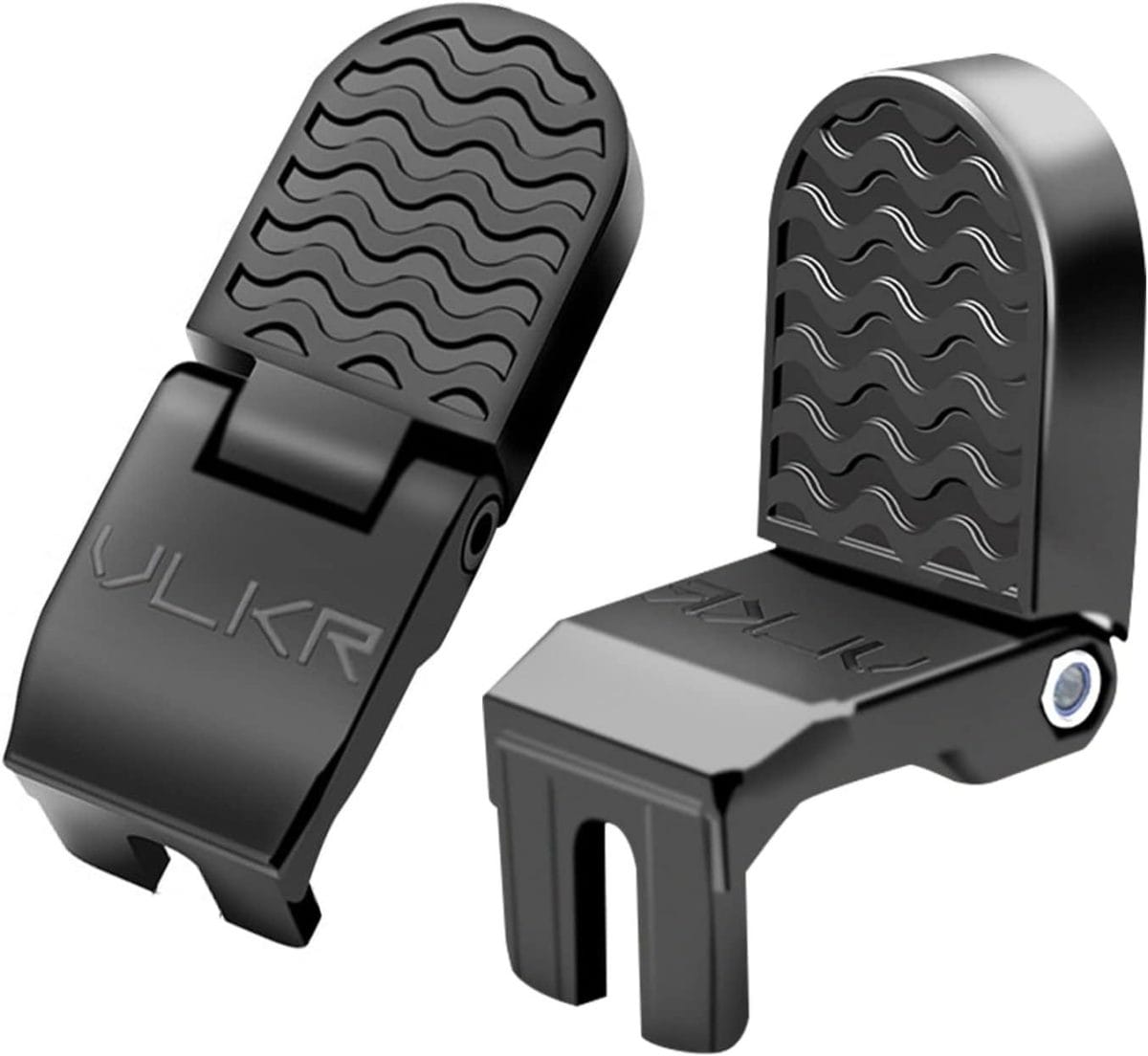 Himiway 1 Pair Bike Rear Pedals, Mini Folding Bike Pegs, Aluminium Alloy Non-Slip Bicycle Footrests, Quick Release Foot Plates Pedals for Mountain Bike E-Bike