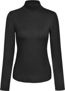 Read more about the article KLOTHO Women’s Slim Fitted Mock Turtleneck Tops Review