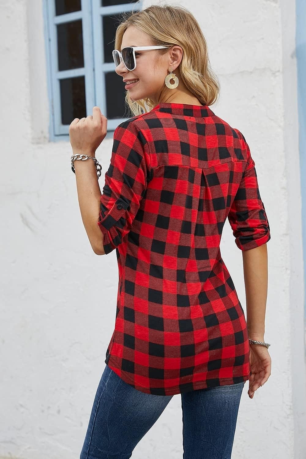 You are currently viewing Ninedaily Women’s Plaid Shirt Review