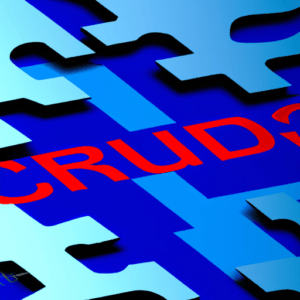 A puzzle with the word crud on it.