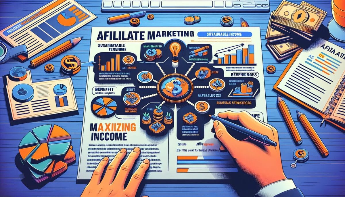 Affiliate marketing as an income stream