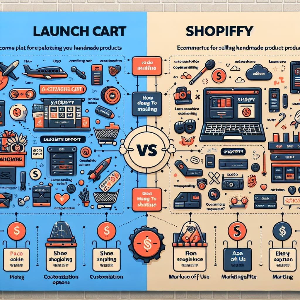Comparing Launch Cart and Shopify for Handmade Products