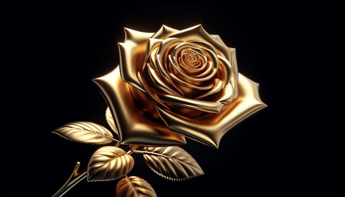 Celebrate Your Love with a 24k Gold Rose