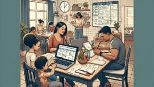 Read more about the article Creating Routines And Schedules For Children: Establishing Structure And Predictability During Your Remote Workday