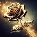 Elegant 24k Gold Rose Gift for Your Valued Client