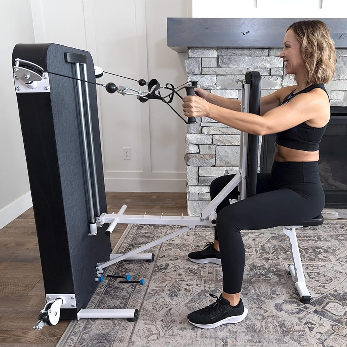 Sportsoul Home Gym Toning Gym Total Body Workout Machine The Best Fitness Equipment And Work From Home Fitness In A Compact Space Gym Equipped With A Phone Mount Exercise Equipment For Home