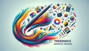 Freelance graphic design.
