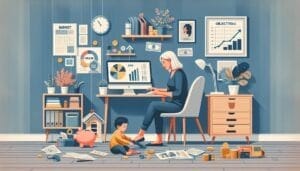 Read more about the article Financial Planning For Remote Working Parents: Saving For College, Budgeting Strategies, And Managing Debt With Childcare Costs
