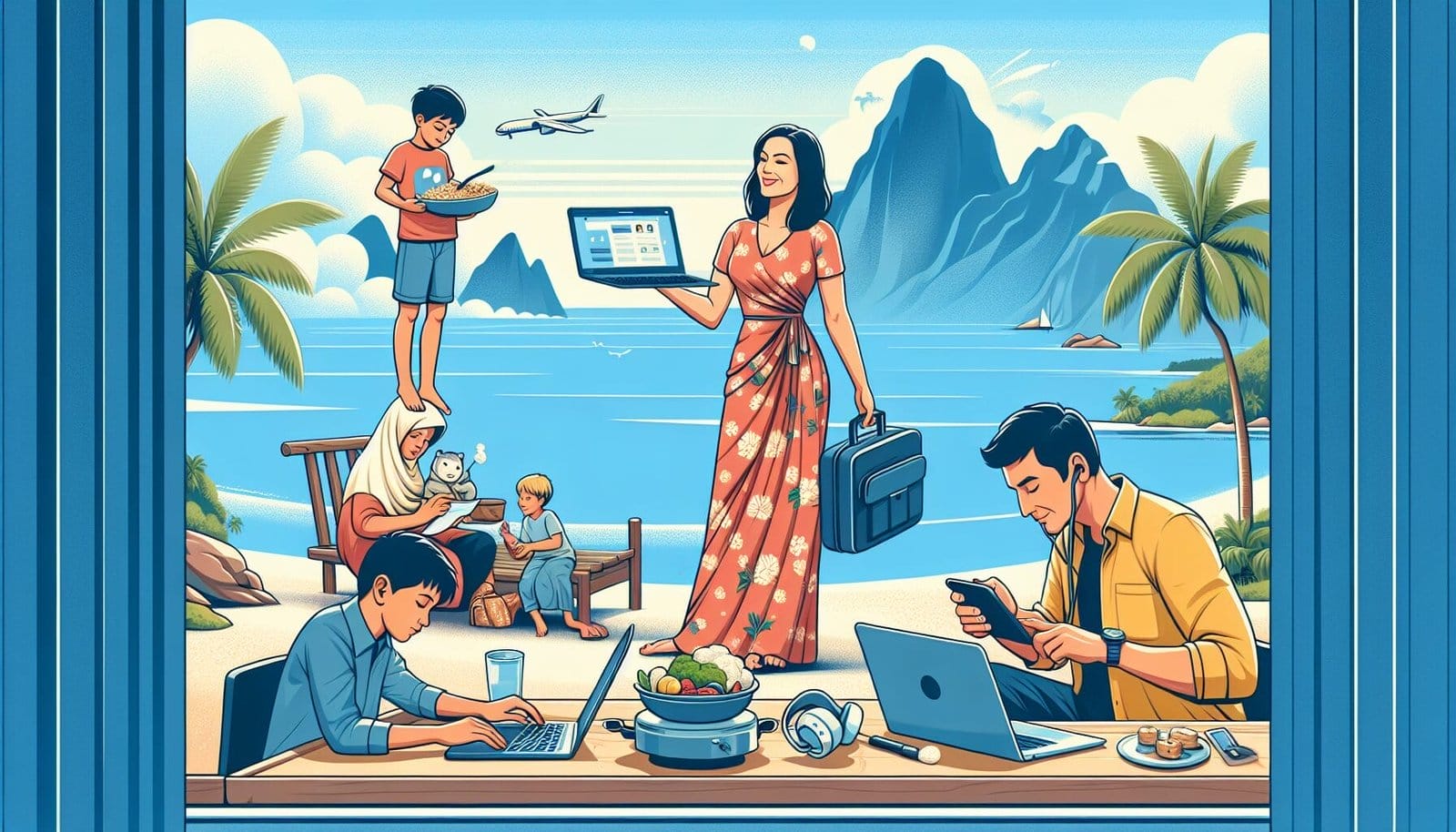 You are currently viewing Remote Work Travel Ideas For Working Parents: Balancing Family Vacations With Productivity And Keeping Everyone Happy